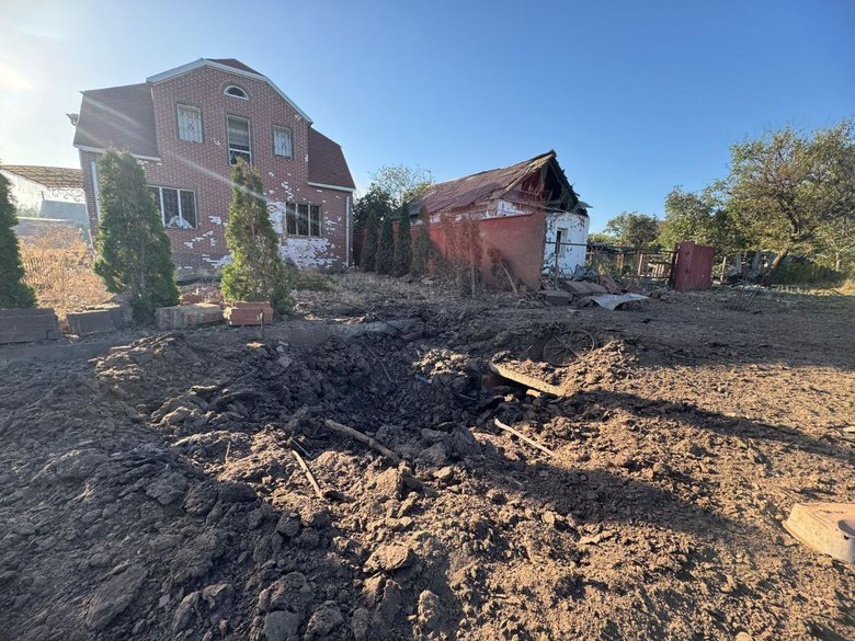 Donetsk region after shelling