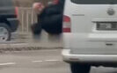 In Dnipro, a bloody man escaped from the TCR through a van window