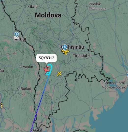 Російський дрон пролетів Молдову та залетів до Румунії