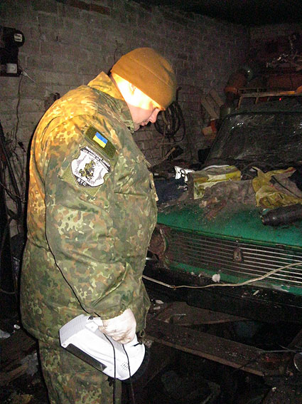 взрыв гараж