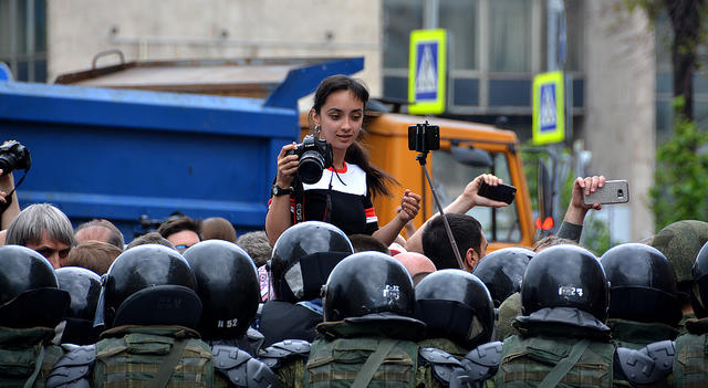 Moscow police brutally dispersed opposition demonstration 07 Moscow police brutally dispersed opposition demonstration 07