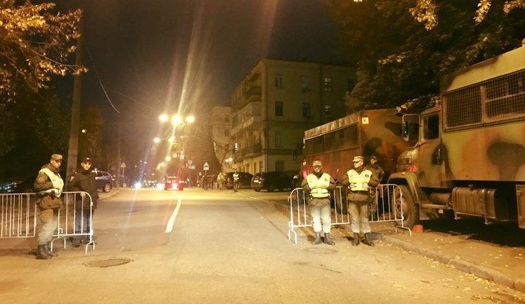 Часть правительственного квартала перекрыта в связи с визитом президента Мальты, - Администрация Президента. ФОТО
