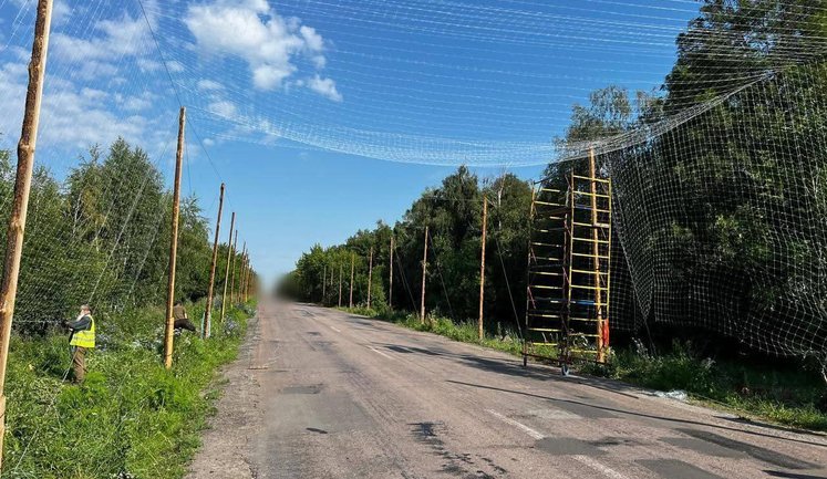 Антидроновая защита обустраивается на дорогах в приграничной Черниговской области, - ОВА