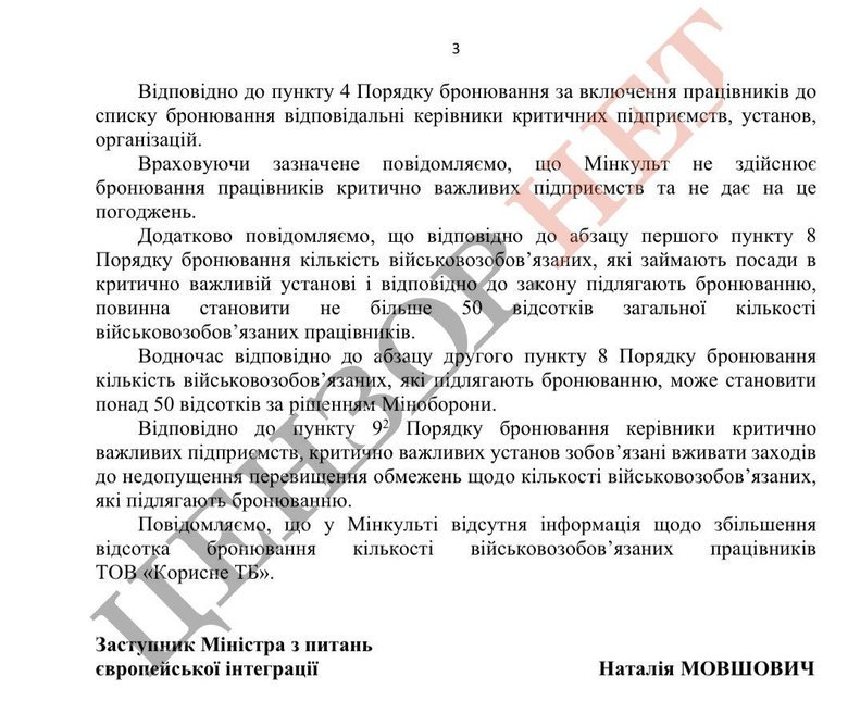 Бронювання Володимира Петрова: що кажуть у Мінкульті?