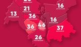 Kyiv registers 22 COVID-19 infected people in past 24 hours. КАРТА