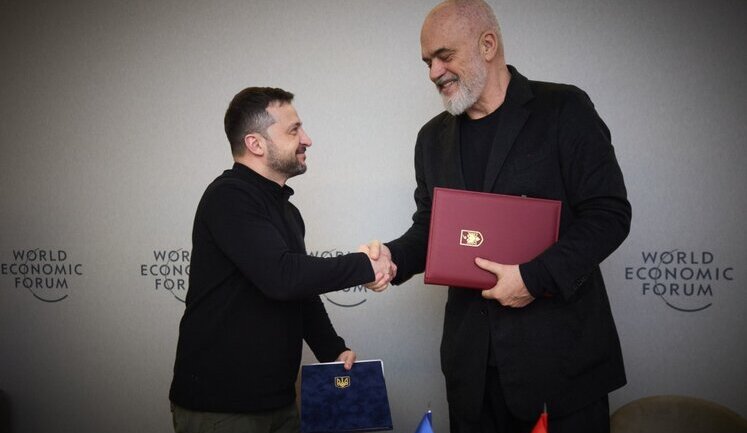 Ukraine and Albania signed agreement on long-term cooperation and support. PHOTO