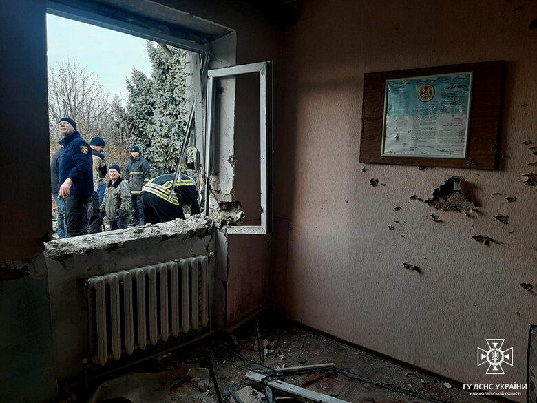 In morning, occupiers fired at Ochakiv, shells hit residential sector and building of fire and rescue department, - SES 03