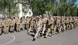 Бойцы батальона "Донбасс-Украина" вернулись из зоны ООС в место постоянной дислокации на Харьковщине. ФОТОрепортаж