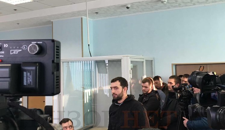 Апелляционный суд отправил под арест до 2 марта Петра Очеретяного, подозреваемого в убийстве сотрудника УГО. ВИДЕО+ФОТОрепортаж