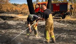 Українські рятувальники допомагають ліквідовувати пожежі у французьких селах. ВІДЕО+ФОТОрепортаж
