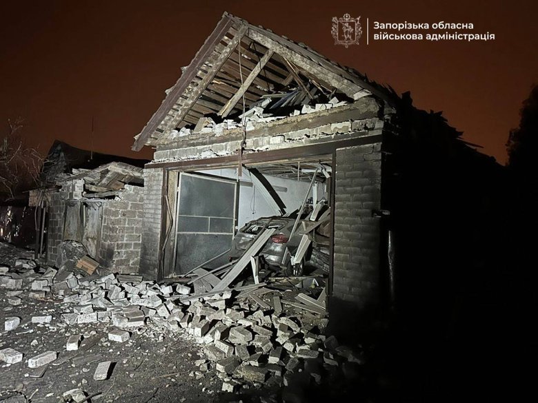 Strike on Zaporizhzhia on 21 January