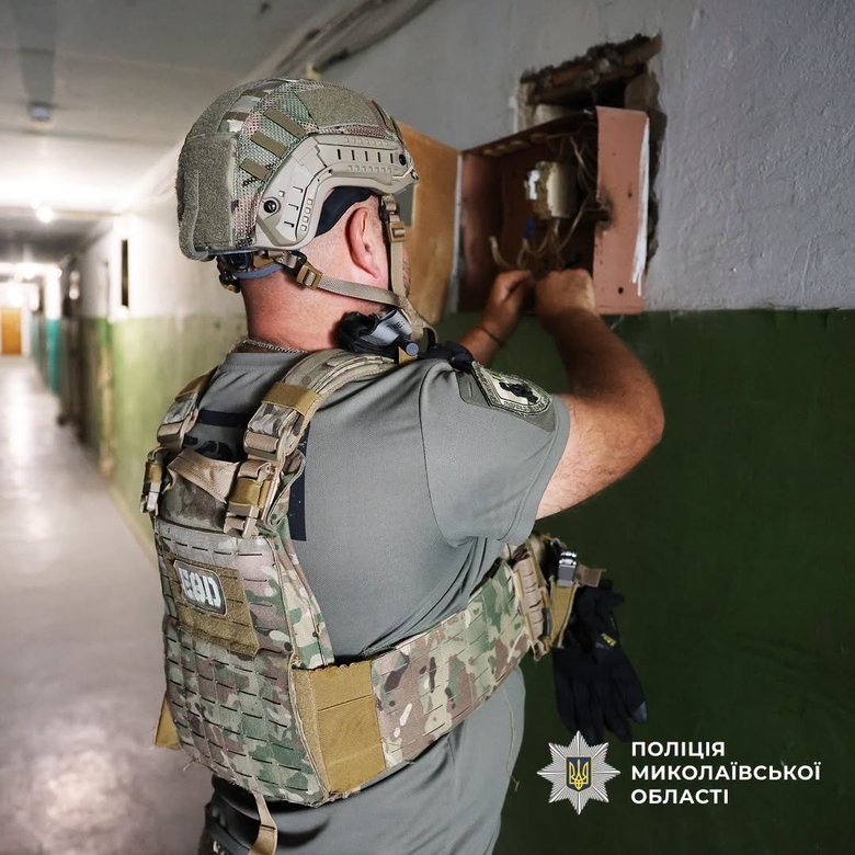 У Миколаєві у щитовій будинку виявили гранату
