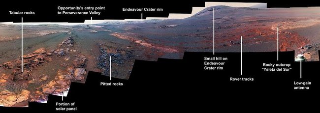 NASA оприлюднило останню панораму, сфотографовану марсоходом Opportunity 02