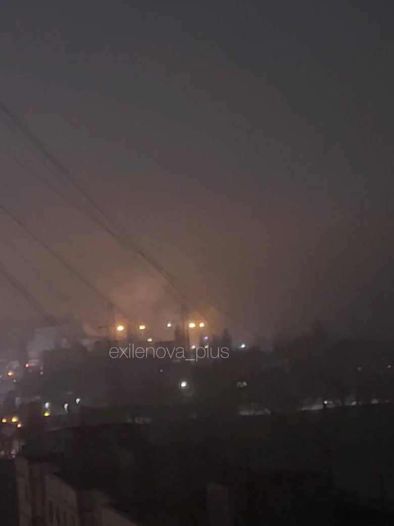 Горящая ТЭЦ в Воронеже