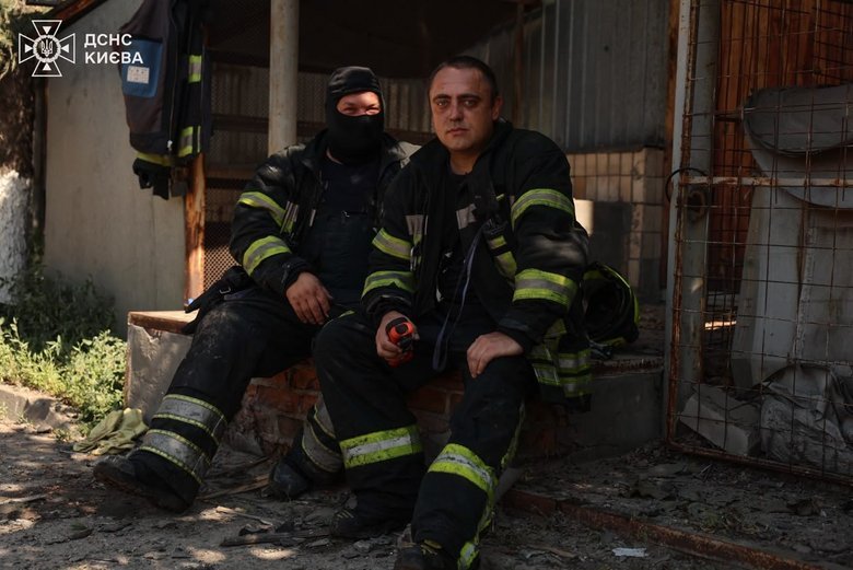 Київ після обстрілу