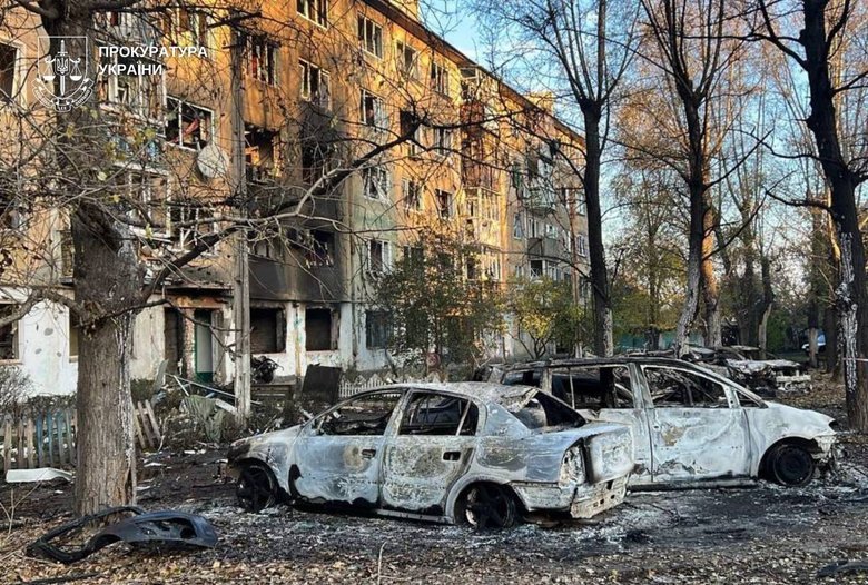 Шахтарське після обстрілу