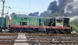 удар по локомотиву на Дніпропетровщині