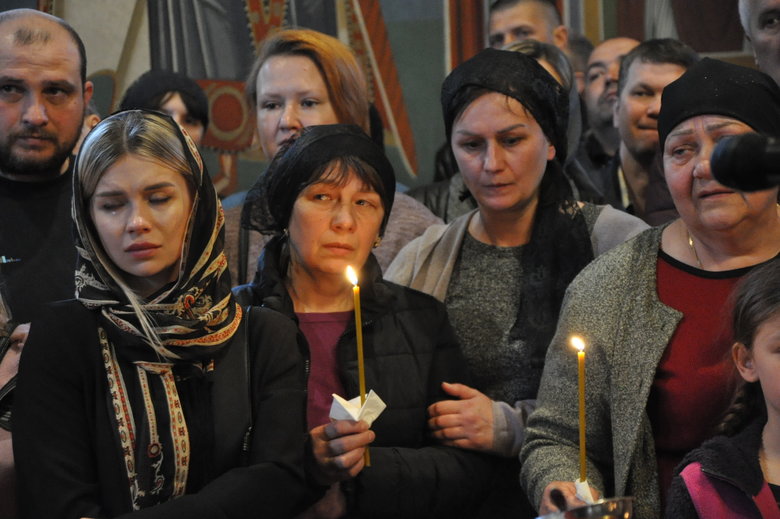Farewell to cyborg paratrooper of 95th Brigade Ruslan Borovik, who died in battles with Russian occupiers in east, said goodbye in Kyiv 30