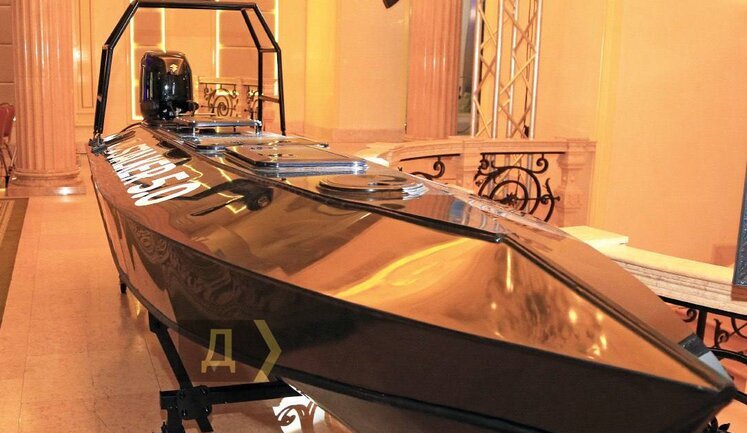 Newest Ukrainian maritime drone "Stalker 5.0" was presented in Odesa. PHOTO