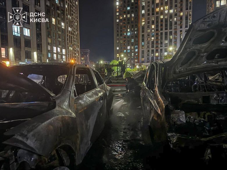 Russian drone strike on Kyiv apartment building kills two