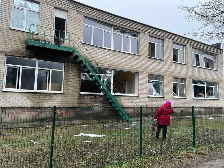 Пошкоджений дитсадок по вул.Дарвіна Слов'янськ