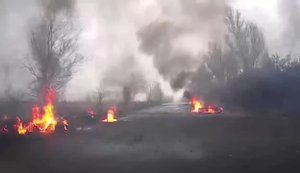 Війна дронів у полі зору камери наземного роботизованого комплексу ЗСУ на Донеччині. ВIДЕО