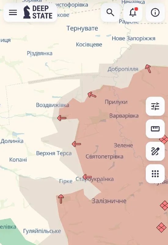Мапа бойових дій