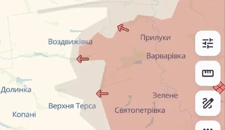 Ворог просунувся поблизу двох населених пунктів на Запоріжжі та біля Майського на Донеччині, - DeepState. МАПА