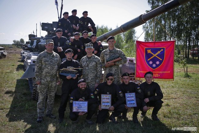 Танкисты 17-й ОТБр стали победителями соревнований на лучший танковый взвод ВСУ 07