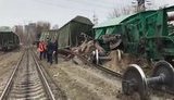 7 грузовых вагонов сошли с рельсов в Киеве. Причина - неудовлетворительное состояние путей, - "Укрзализныця". ВИДЕО