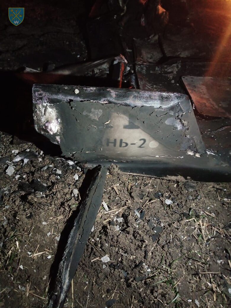 Уламки ворожого Шахеда, знищеного на Вінниччині 05