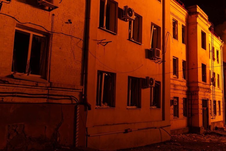 Strike on a university in Zaporizhzhia