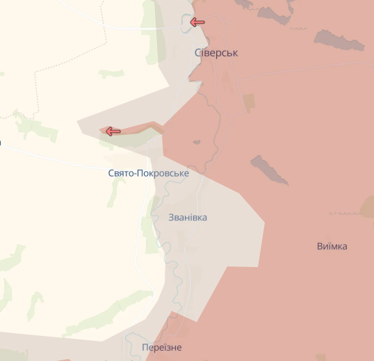 DeepState Сіверський напрямок