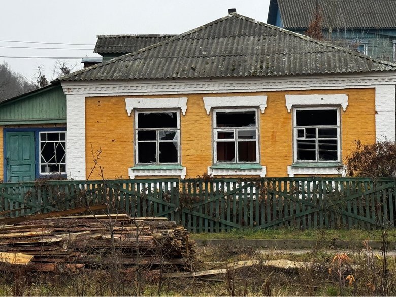 Новгород-Северский после обстрела