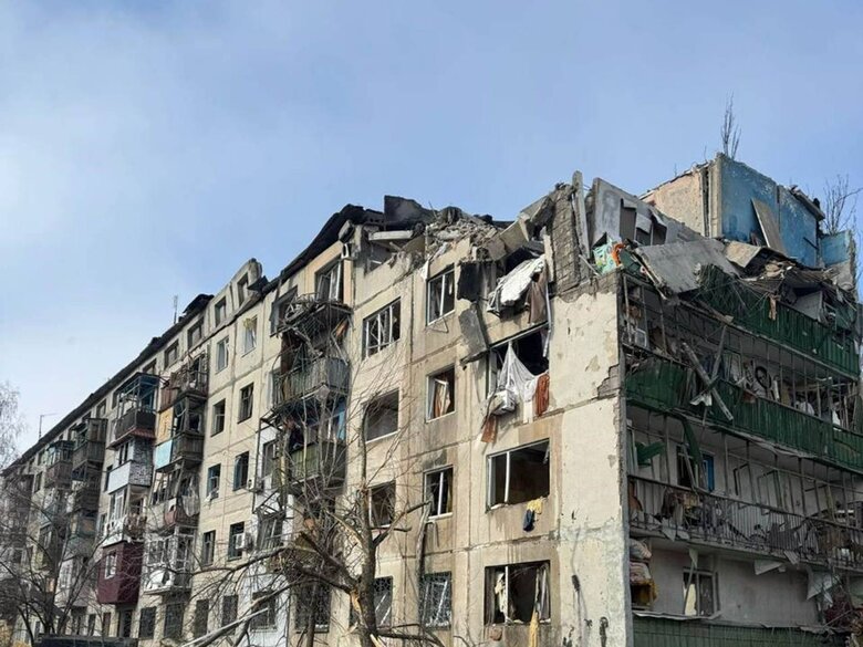 Последствия удара по Константиновке