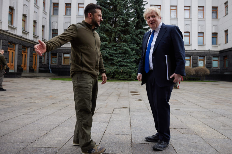 Johnson - one of most principled opponents of Russian invasion - Zelensky 03