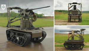 AFU have received new Tanchik Droid 12.7 robotic system equipped with machine gun, - Ministry of Defence. PHOTO