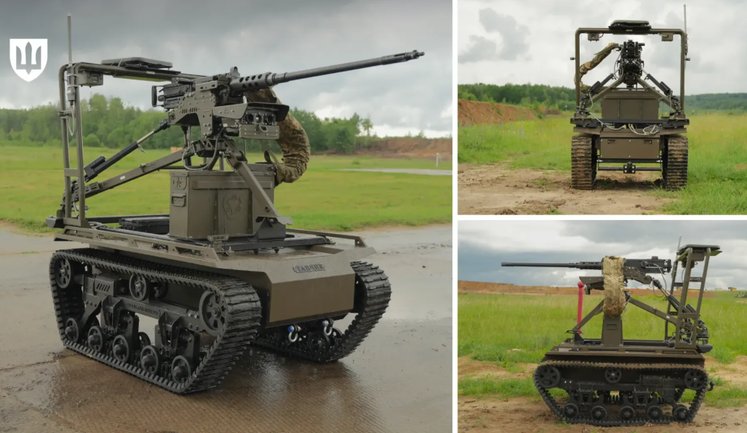 AFU have received new Tanchik Droid 12.7 robotic system equipped with machine gun, - Ministry of Defence. PHOTO