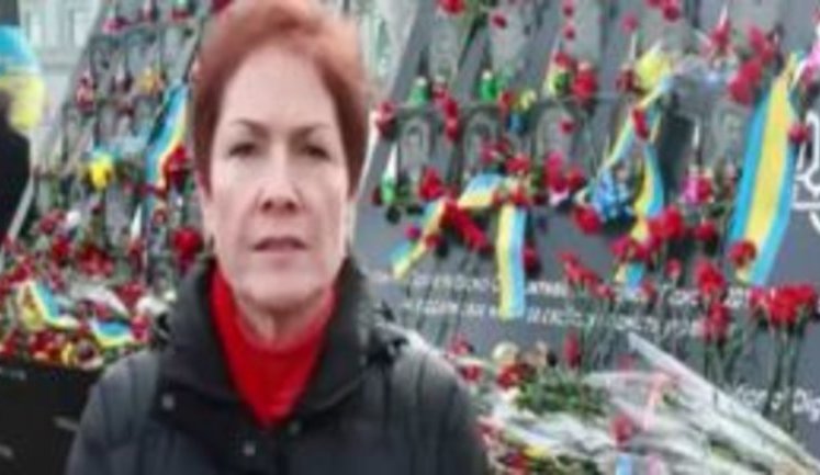 "Three years ago Ukraine gained one hundred reasons to be free and transparent, to be united, to fight corruption," - US Ambassador Yovanovitch. VIDEO