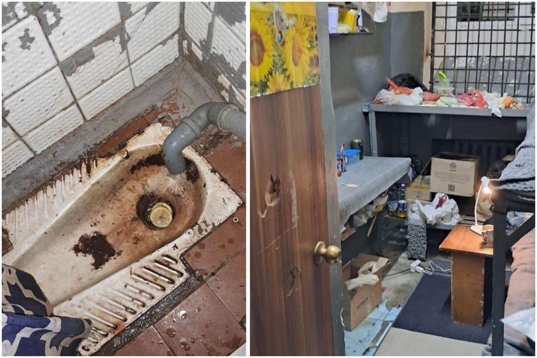 NABU detective Magamedrasulov's cell in the detention centre