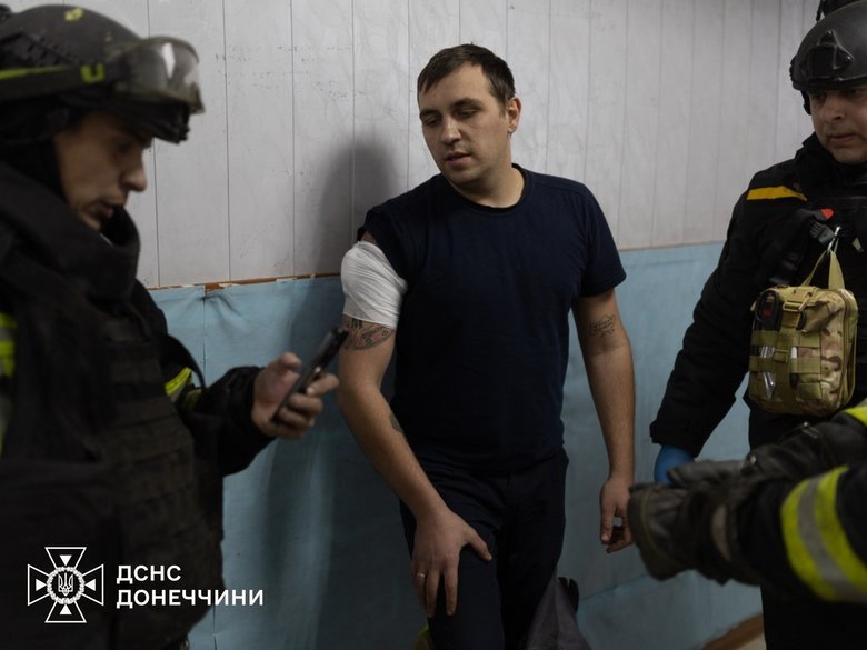 Strike on rescuers in Donetsk region