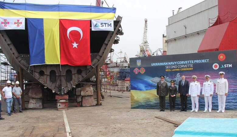 В Турции построят корвет для Военно-Морских Сил ВСУ 01
