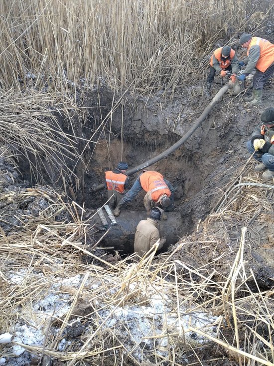 Ремонт водопроводу Горлівка-Торецьк завершено, розпочато подачу води 03 Ремонт водопроводу Горлівка-Торецьк завершено, розпочато подачу води 03