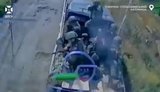 Прикордонники підрозділу "Prime" знищили 8 автівок та склад боєкомплекту окупантів. ВIДЕО