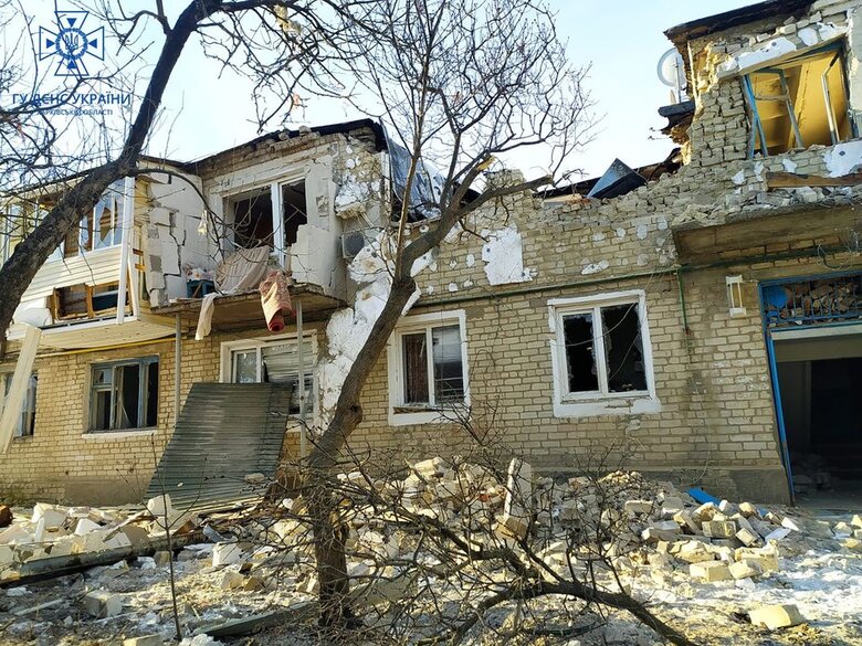 Наслідки ворожого обстрілу Куп’янська 04