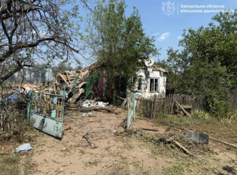 Shelling of the Zaporizhzhia region on 30 July