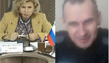 Олег отметил, что в колонии хорошая библиотека, - Москалькова пообщалась с Сенцовым в режиме видеоконференции. ФОТО