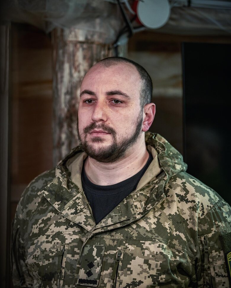 Commander of the 68th Brigade Serhii Tretiak