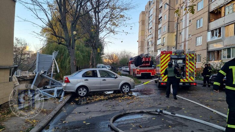 Наслідки нічної атаки в Соломʼянському районі столиці