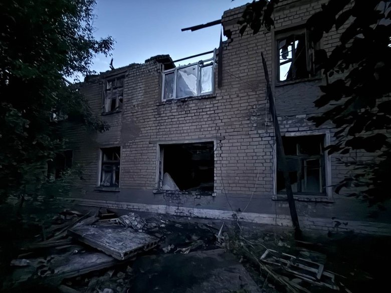 Новодонецкое после обстрела